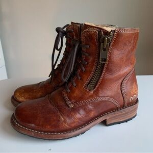 Bed Stu Bonnie II Leather Side Zip Boots